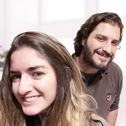 Fernando Bigeriego y Sara Molina